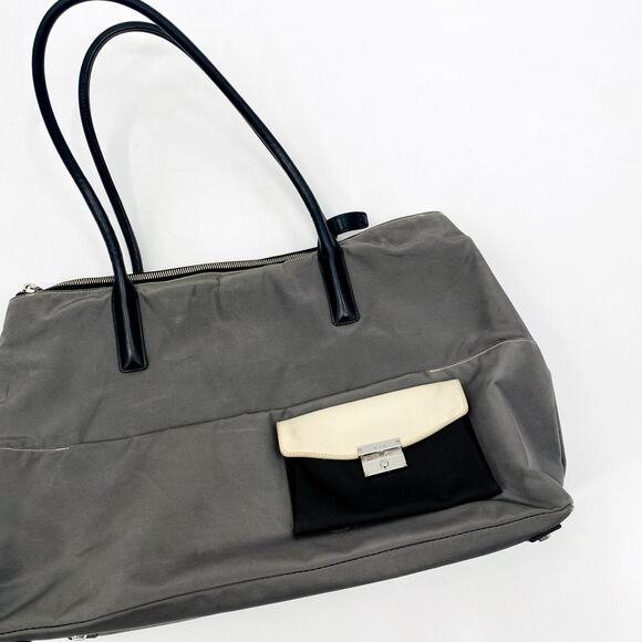 Tumi hayes gray & Black travel tote bag - Picture 2 of 7